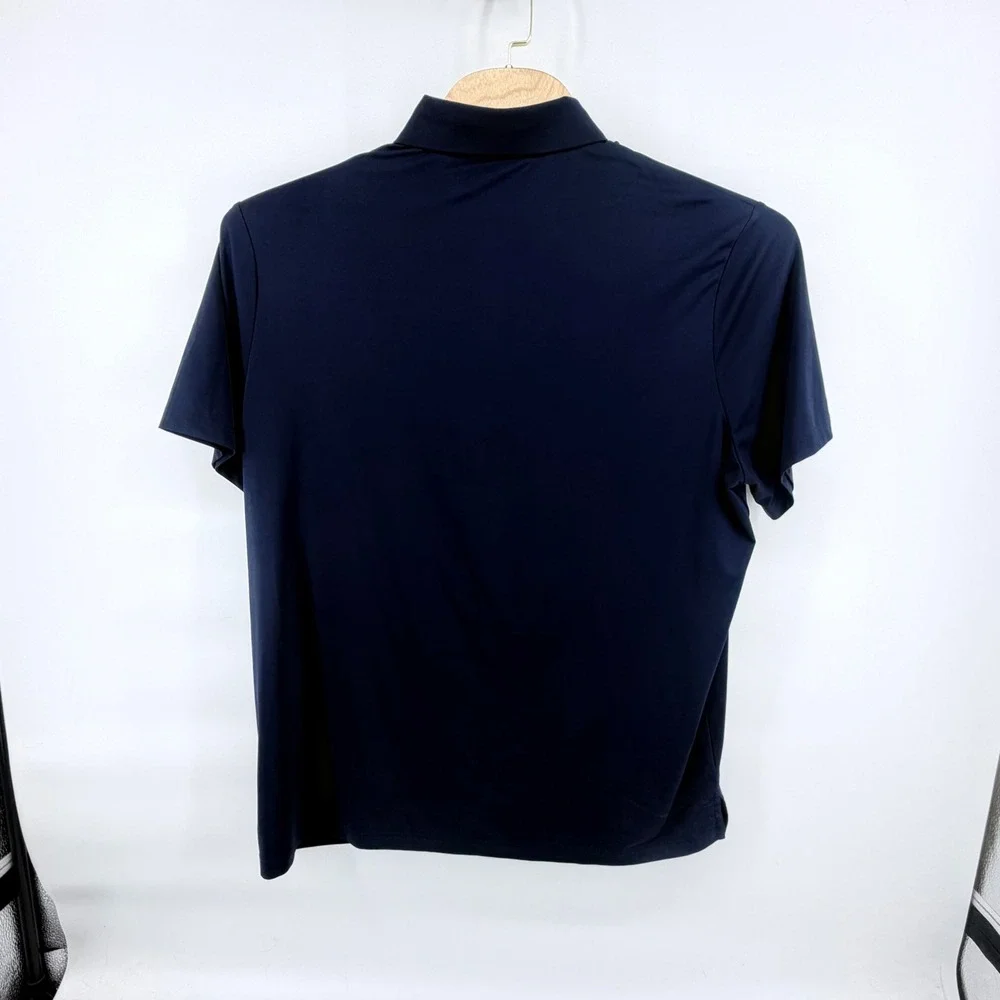 Polo Ralph Lauren Performance Polo Mens XL Navy Blue Classic Fit Stretch Pony